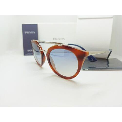 Prada sunglasses SPR - Brown Frame, Blue Lens 2