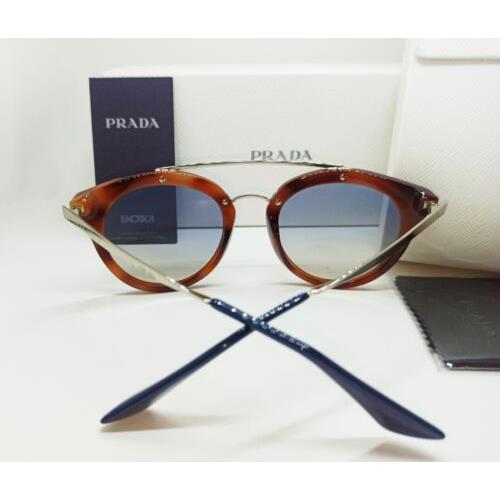 Prada sunglasses SPR - Brown Frame, Blue Lens 3