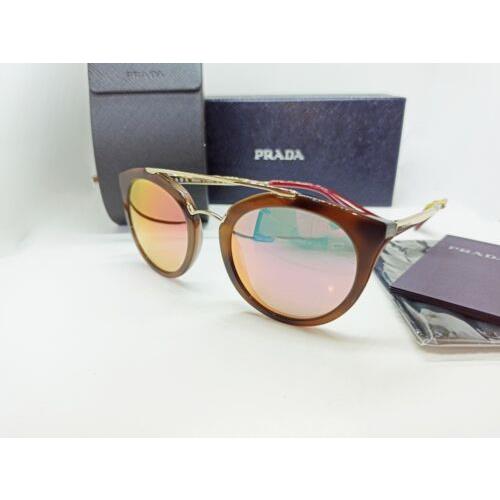 Prada sunglasses SPR - Brown Frame, Rose Lens 2