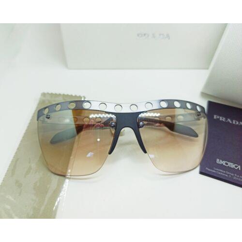 Prada sunglasses SPR - Gunmetal Frame, Brown Lens 0