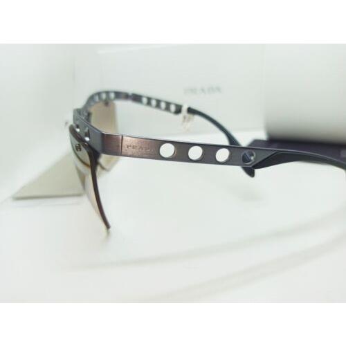 Prada sunglasses SPR - Gunmetal Frame, Brown Lens 3