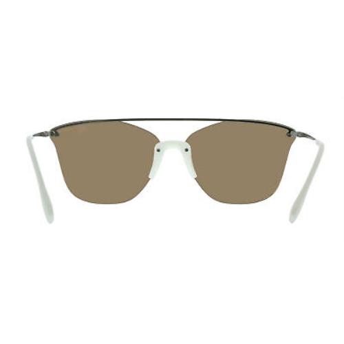 Prada sunglasses Lifestyle - Ruthenium , Ruthenium Frame, Khaki Grey Lens 2