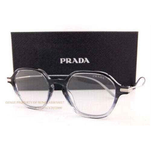 Prada Sunglasses PR 11YS 12B 04R Night Gradient Crystal For Women