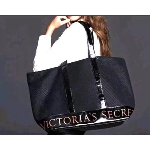 Victorias Secret Signature Graphic Mesh Weekender Must Have Duffel Tote Bag