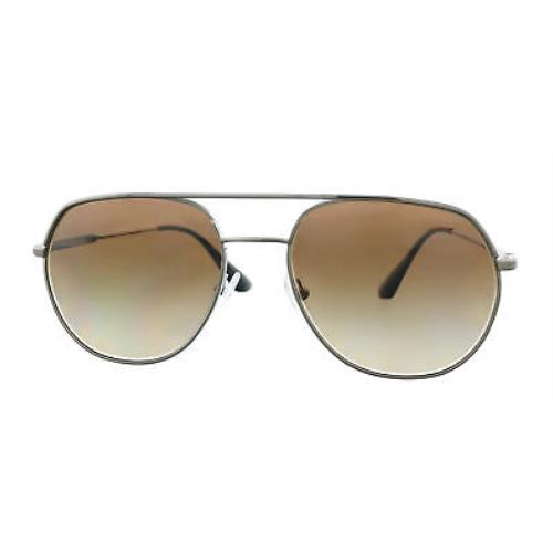 Prada sunglasses Conceptual - Gunmetal , Gunmetal Frame, Brown Lens 0