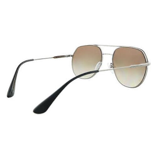 Prada sunglasses Conceptual - Gunmetal , Gunmetal Frame, Brown Lens 3