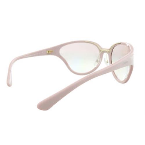 Prada sunglasses  - Pink , Pink Frame, Clear Gradient Brown Lens 3