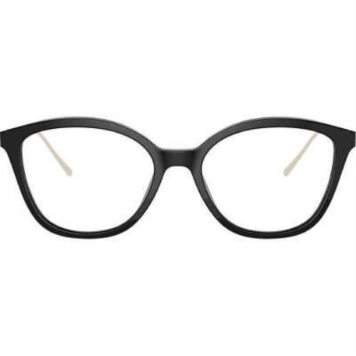 Prada-pr 11VV Conceptual 1AB1O1 Cateye Eyeglasses Black - Black Frame
