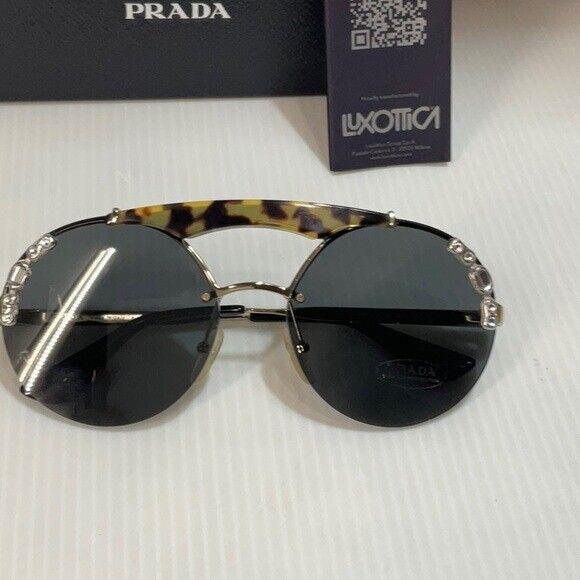 Prada sunglasses spr - Gold Frame, Gray Lens 6