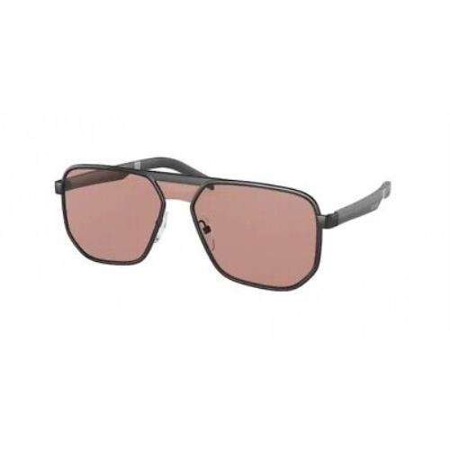 Prada PR60WS-NAR08M-58 Matte Grey Sunglasses