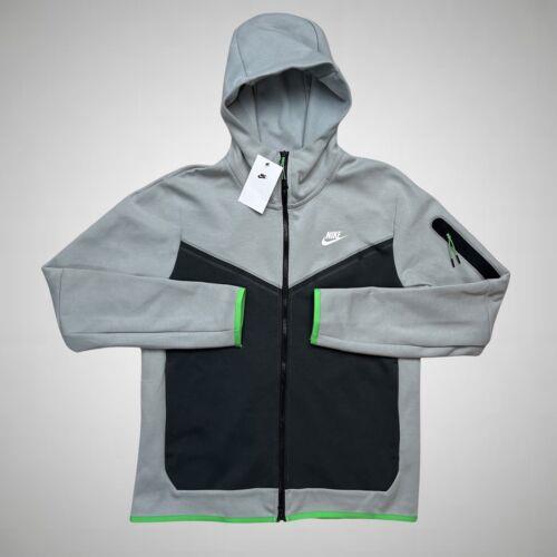 Nike Sportswear Tech Fleece Hoodie Light Smoke/black Mens Sz Medium CU4489-078