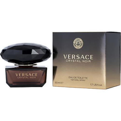 Versace Crystal Noir By Gianni Versace Edt Spray 1.7 Oz Packaging