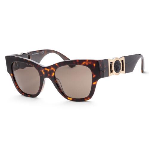 Versace Women`s VE4415U-108-3 Fashion 52mm Havana Sunglasses