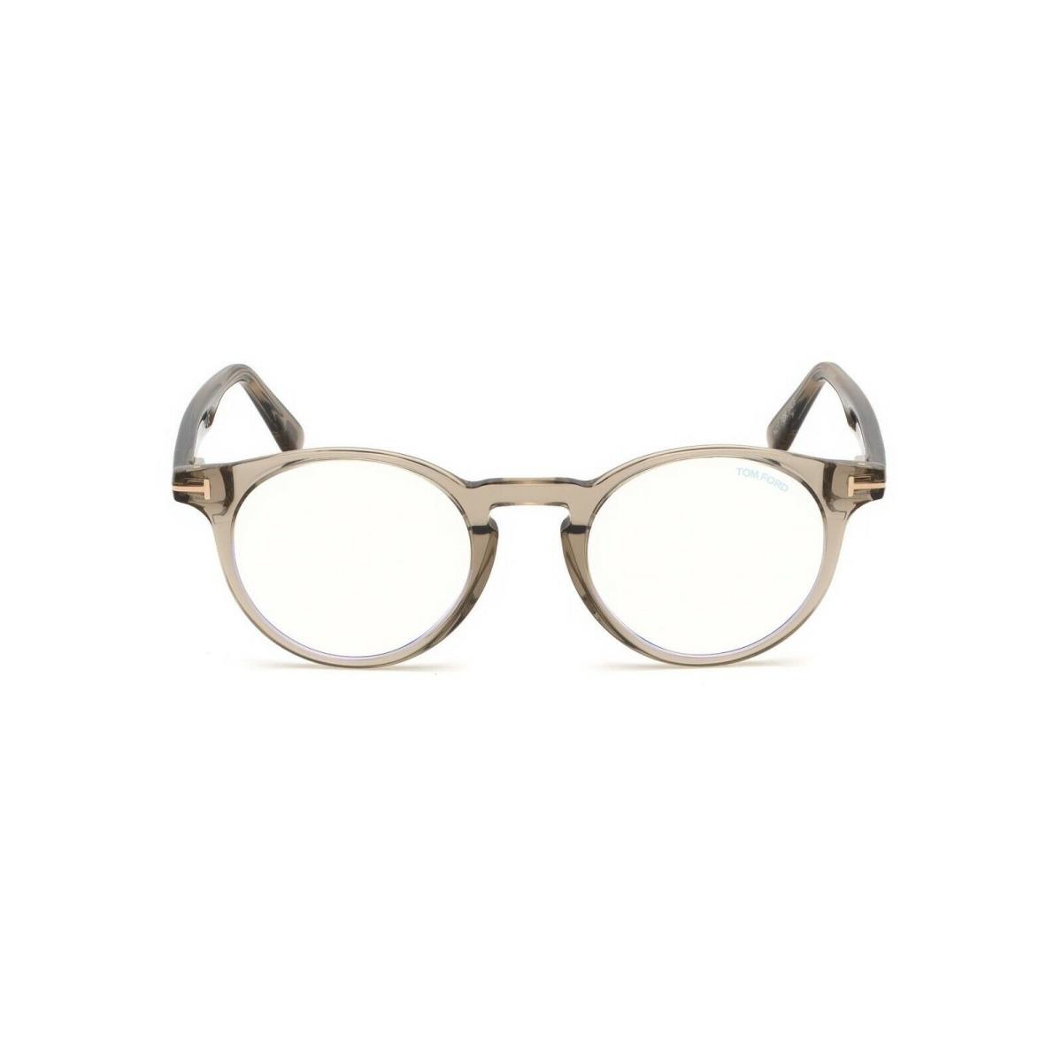 Tom Ford FT 5557-B Blue Block Beige 045 Eyeglasses