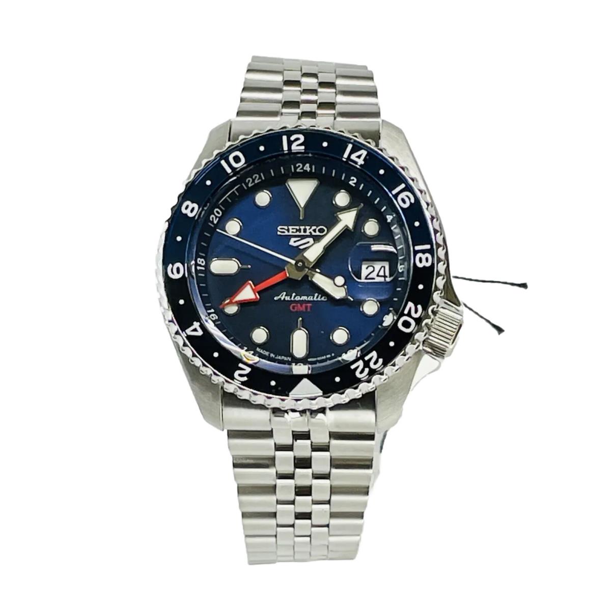 Seiko 5 Automatic Sports SSK003 Blue Sports Style Gmt Series Watch Japan