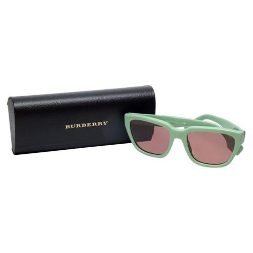 Burberry sunglasses  - Green , Green Frame, Purple Lens 3