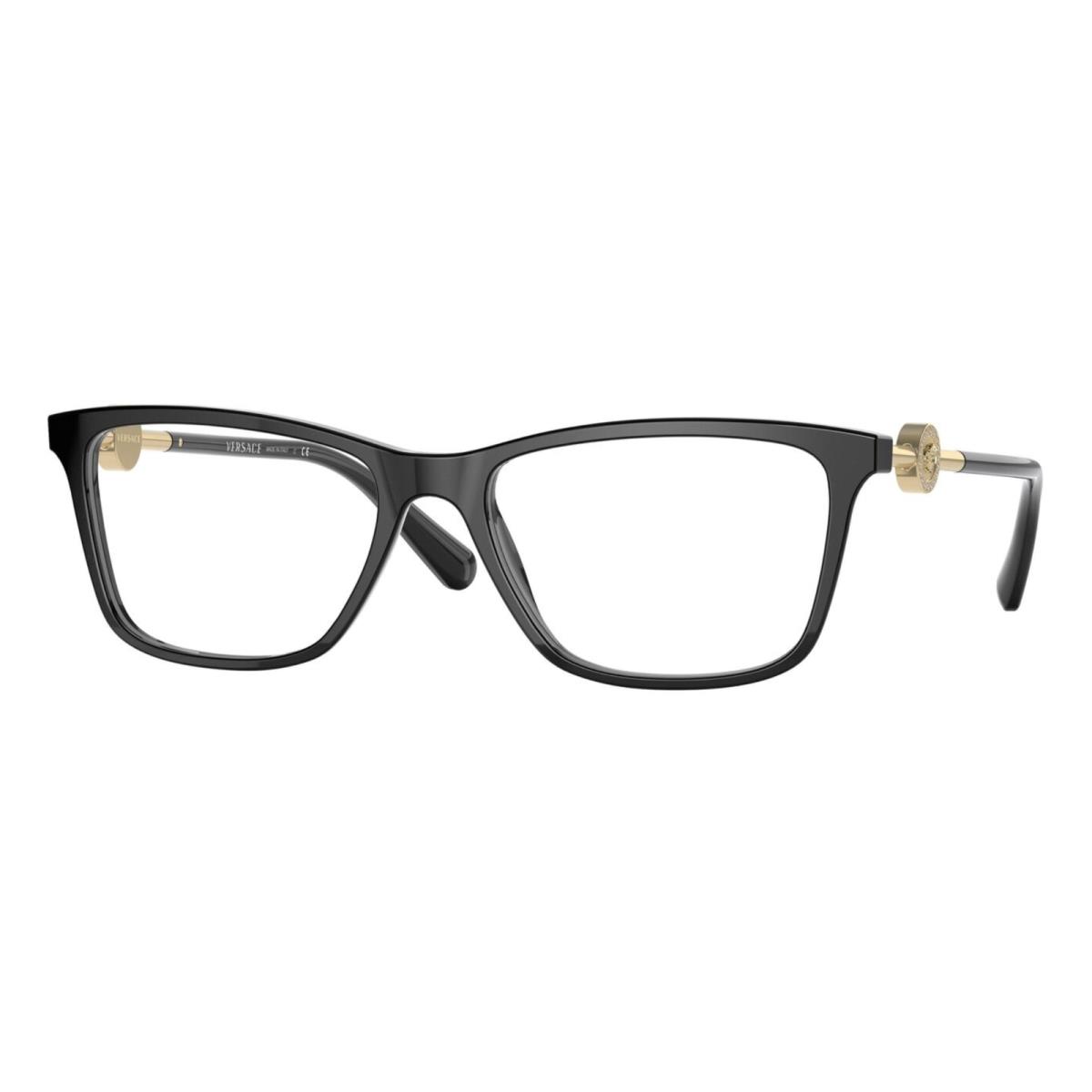 Versace Eyeglasses Mod. 3299-B GB1 53-17 140 Black Gold Frames w ...