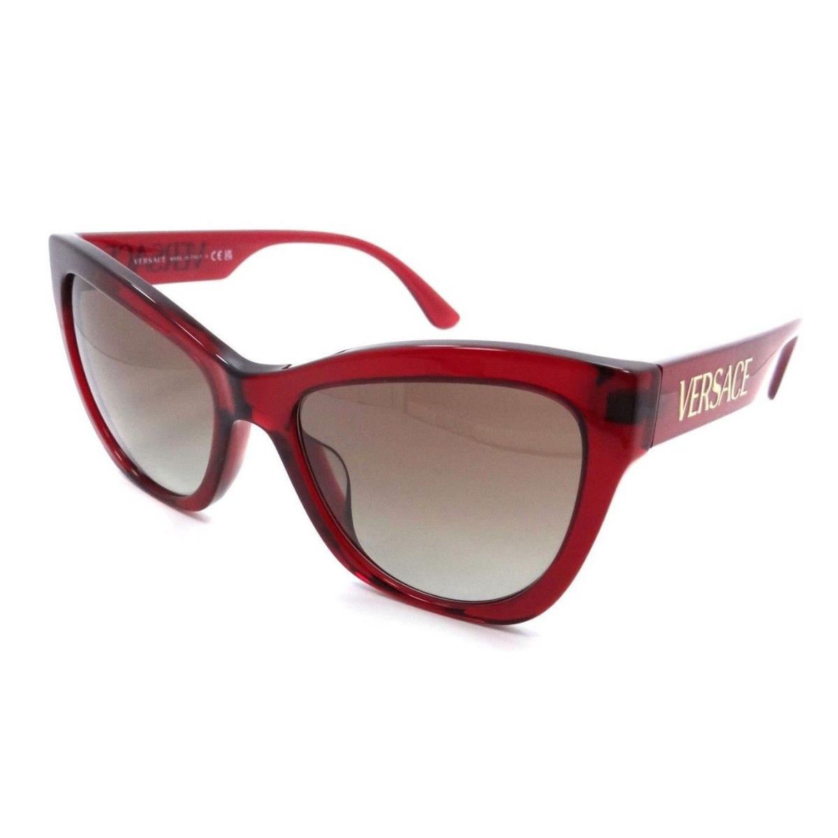 Versace Sunglasses VE 4417U 388/89 56-19-140 Transparent Red/grey Gradient Brown