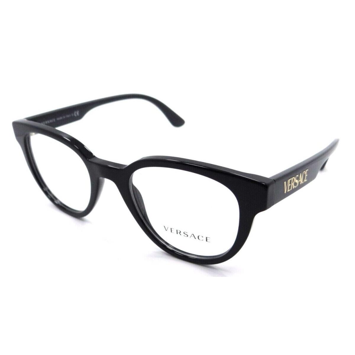 Versace Eyeglasses Frames Ve 3317 Gb1 49 20 145 Black Made In Italy Versace Eyeglasses