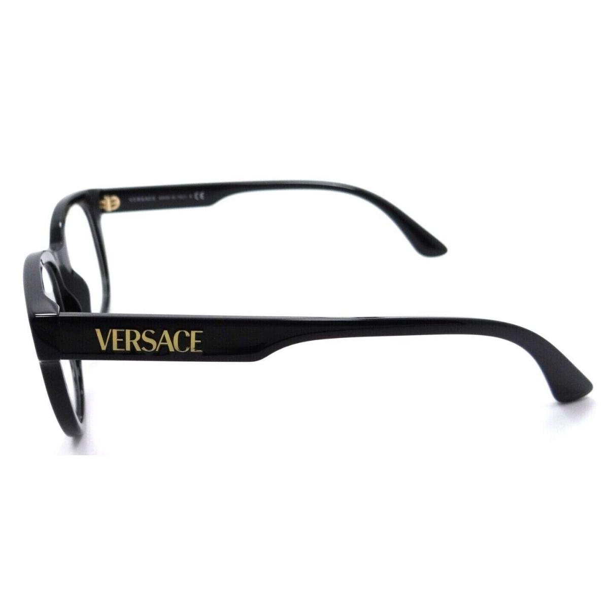 Versace Eyeglasses Frames VE 3317 GB1 4920145 Black Made in Italy