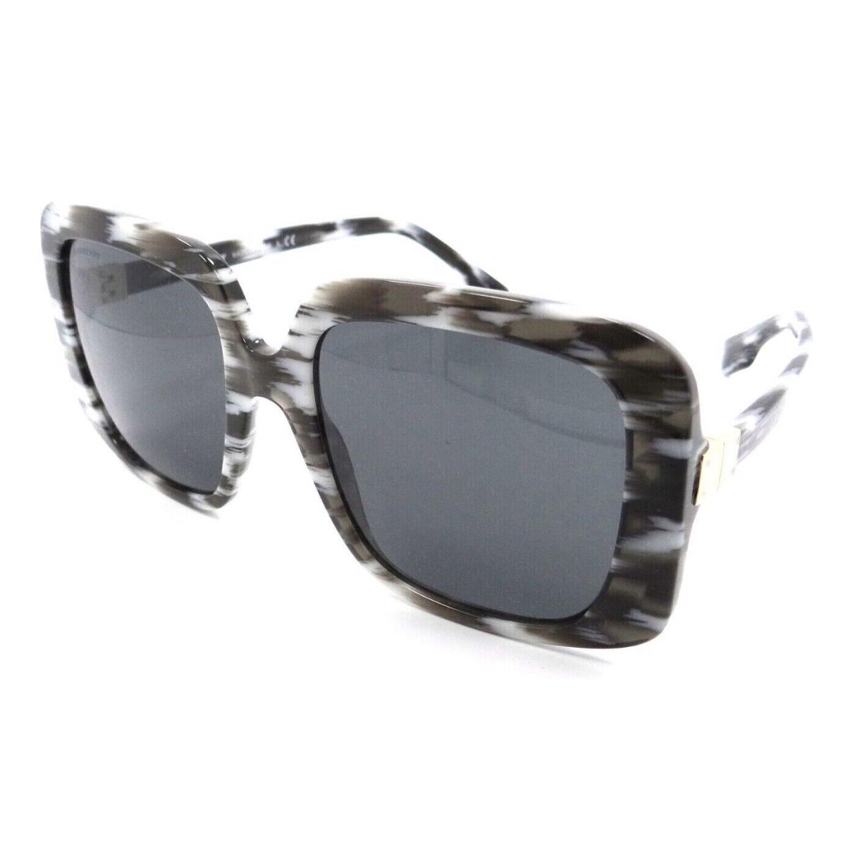 Burberry Sunglasses BE 4363 3978/87 55-19-140 Penelope White - Black / Dark Grey - Frame: