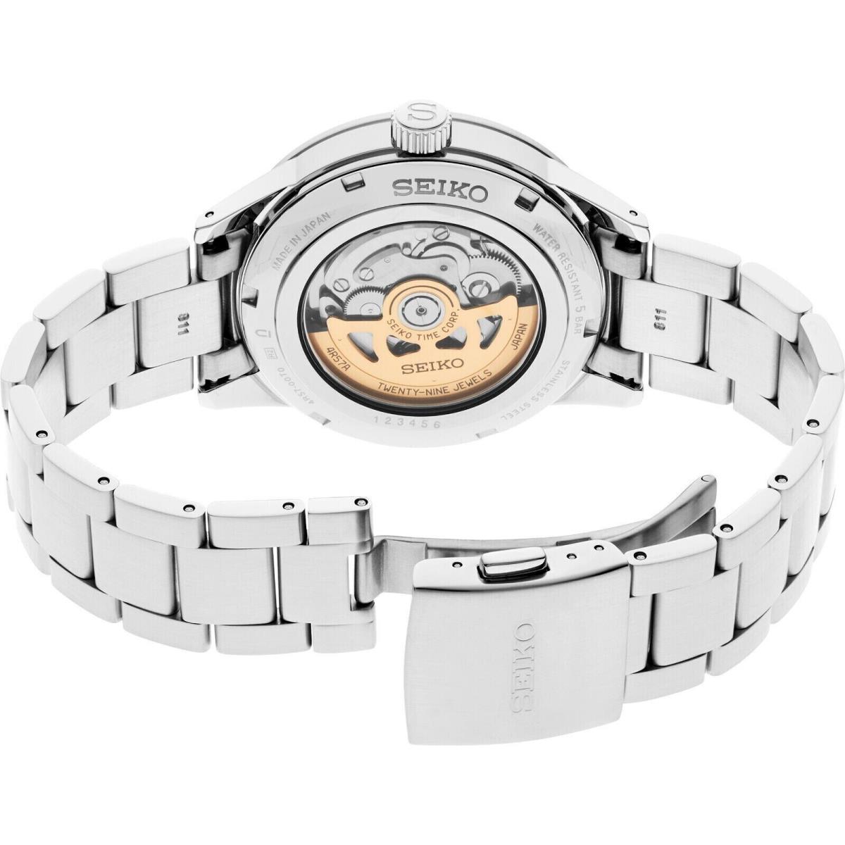 Seiko Presage 60 s Series Automatic Men`s Steel Bracelet Watch SSA447