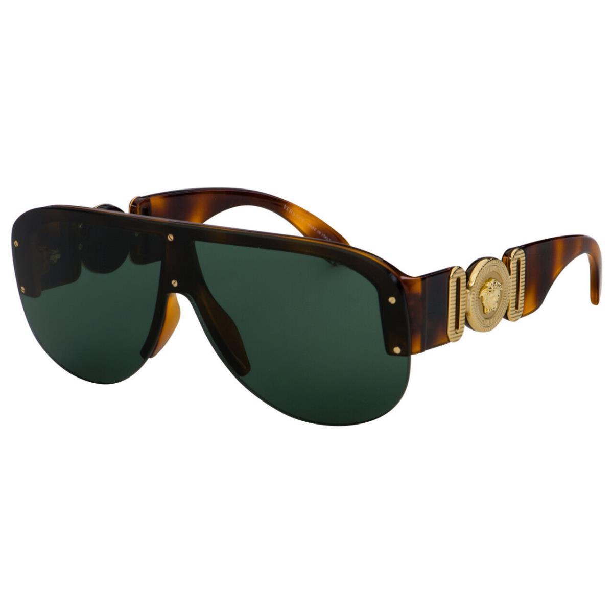 Versace Sunglasses VE4391 531771 Havana W/ Dark Green 48 MM