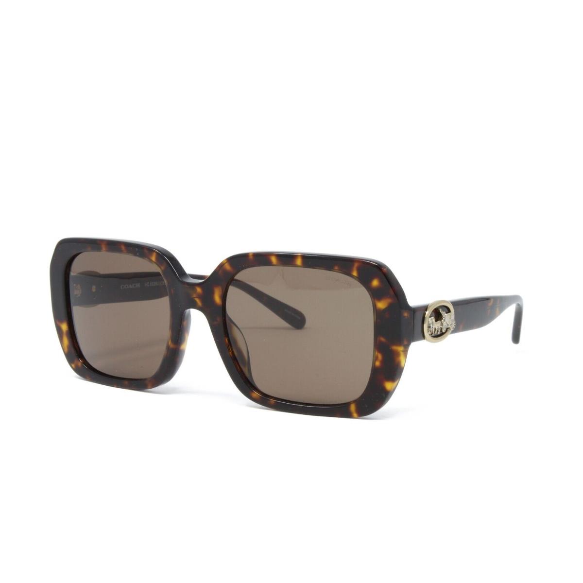 Coach Women`s Horse Carriage Sunglasses HC8392U 512073 Dark Tortoise 53mm