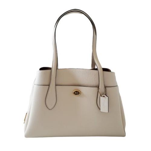 Coach Pebble Lora Carryall Style No. 88340 Chalk Shoulder Bag