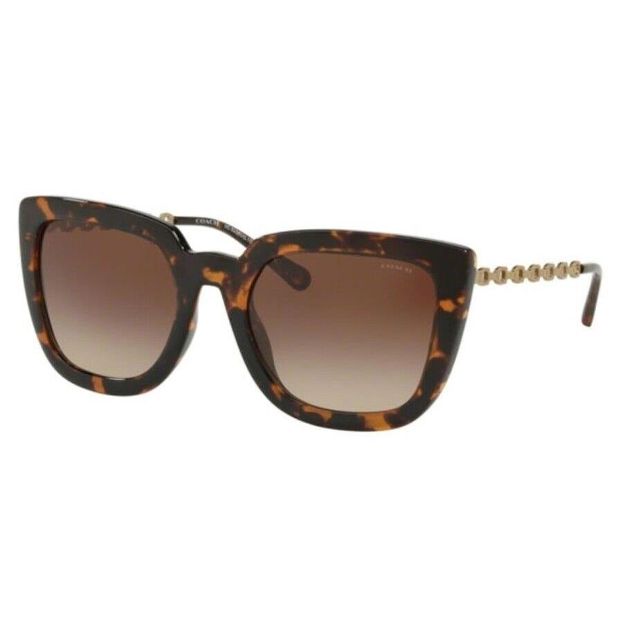 Coach Sunglass HC8258U 512013 56mm L1064 Dark Tortoise Smoke Gradient