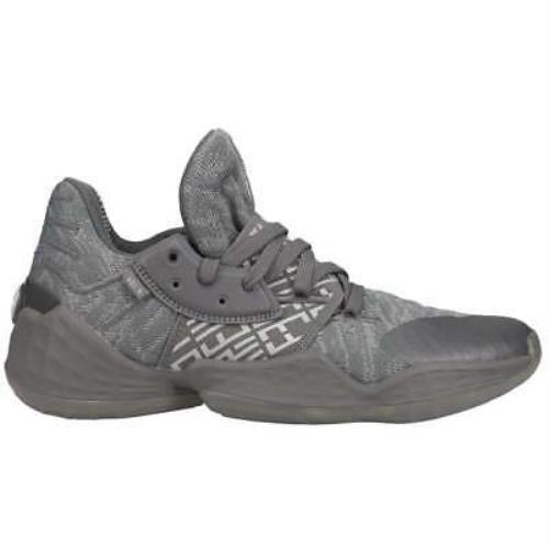 Adidas EH2412 Harden Vol.4 Mens Basketball Sneakers Shoes Casual - Grey - Grey