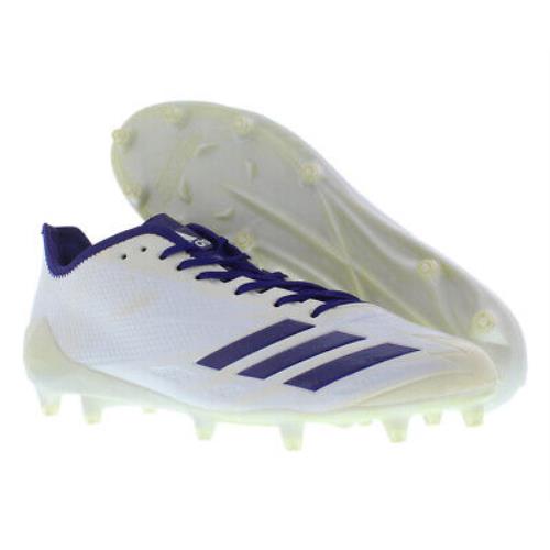 Adidas Adizero 5-Star 6.0 Mens Shoes Size 12.5 Color: White/purple/white