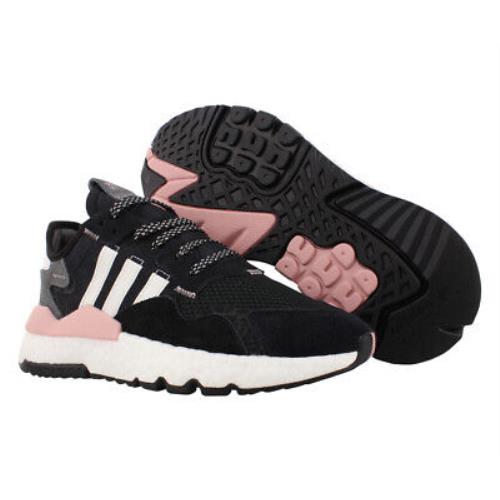 Adidas Originals Nite Jogger Womens Shoes Size 9 Color: Black/white/pink