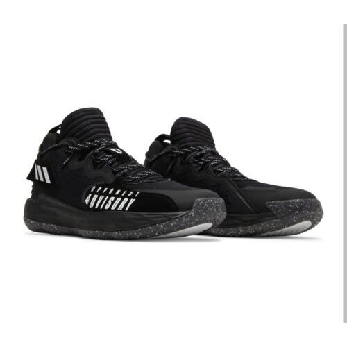 Adidas Dame 7 Extply Sneakers Black/white Basketball Shoes GW7912 Men`s Size 13