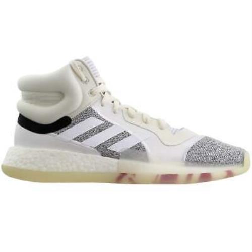 Adidas G28978 Marquee Boost Mens Basketball Sneakers Shoes Casual - Grey Off - Grey,Off White