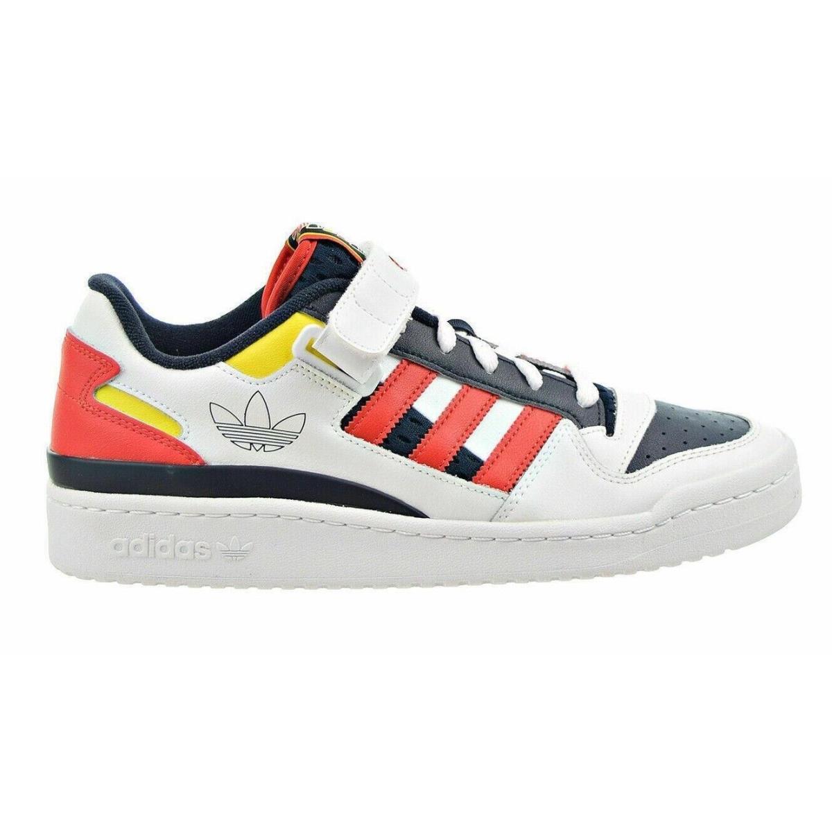 Adidas Forum Low Men`s Size 10 Casual Shoes White/legend Ink/red GZ9112