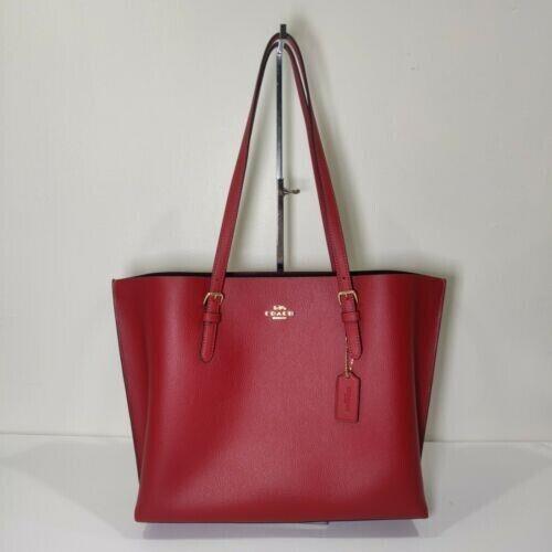 Coach 1761 Mollie Tote Purse Bag 1941 Red Oxblood F/s