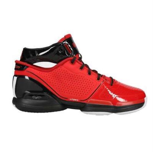 Adidas G57744 Adizero Rose 1 Mens Basketball Sneakers Shoes Casual - Black,Red