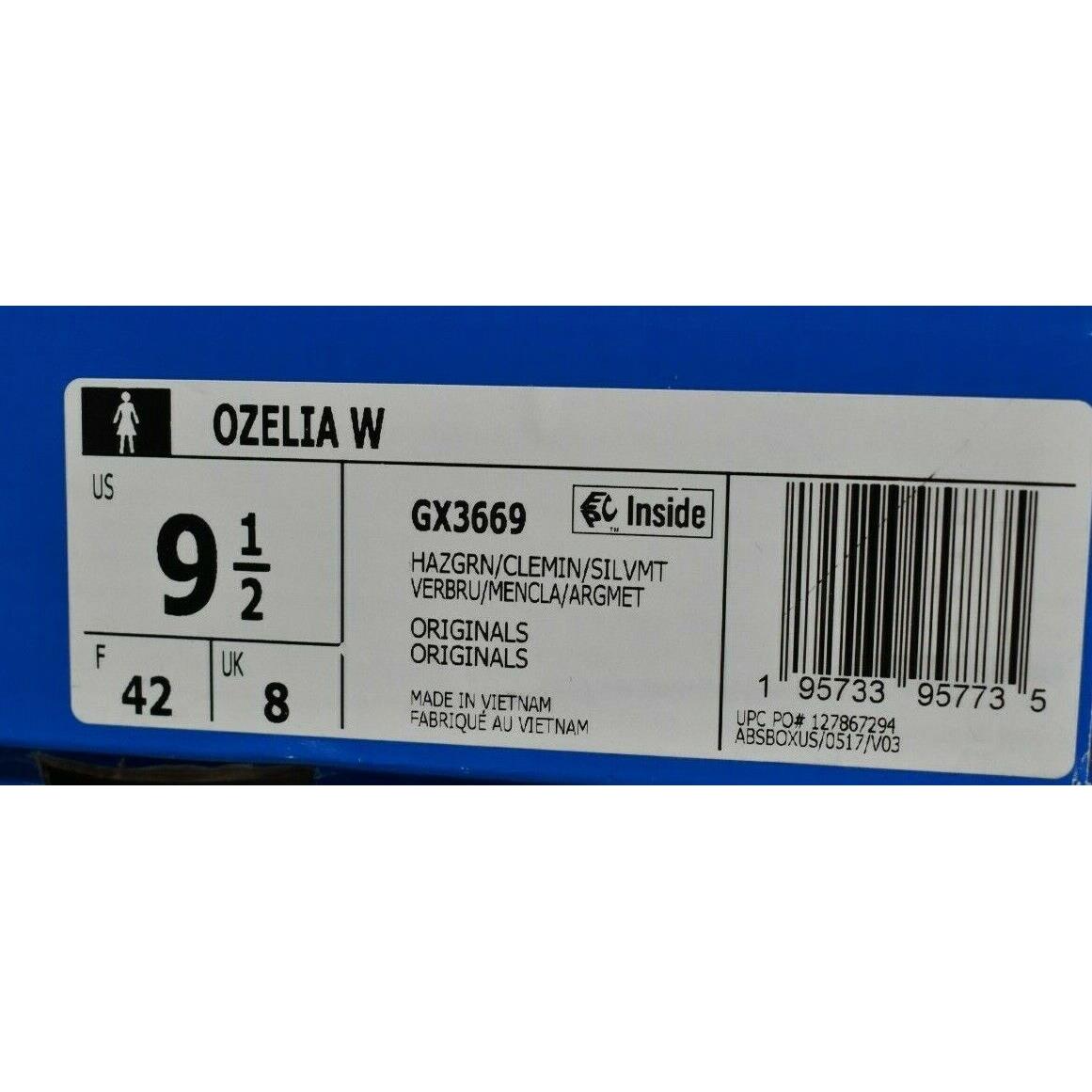 Adidas shoes Ozelia - Green Silver 8