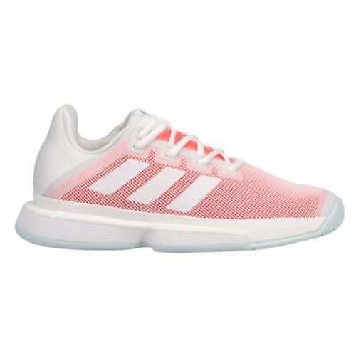 Adidas FU8126 Solematch Bounce Womens Tennis Sneakers Shoes Casual - White
