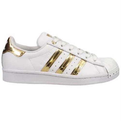 Adidas FV3330 Superstar Metal Toe Womens Sneakers Shoes Casual - White