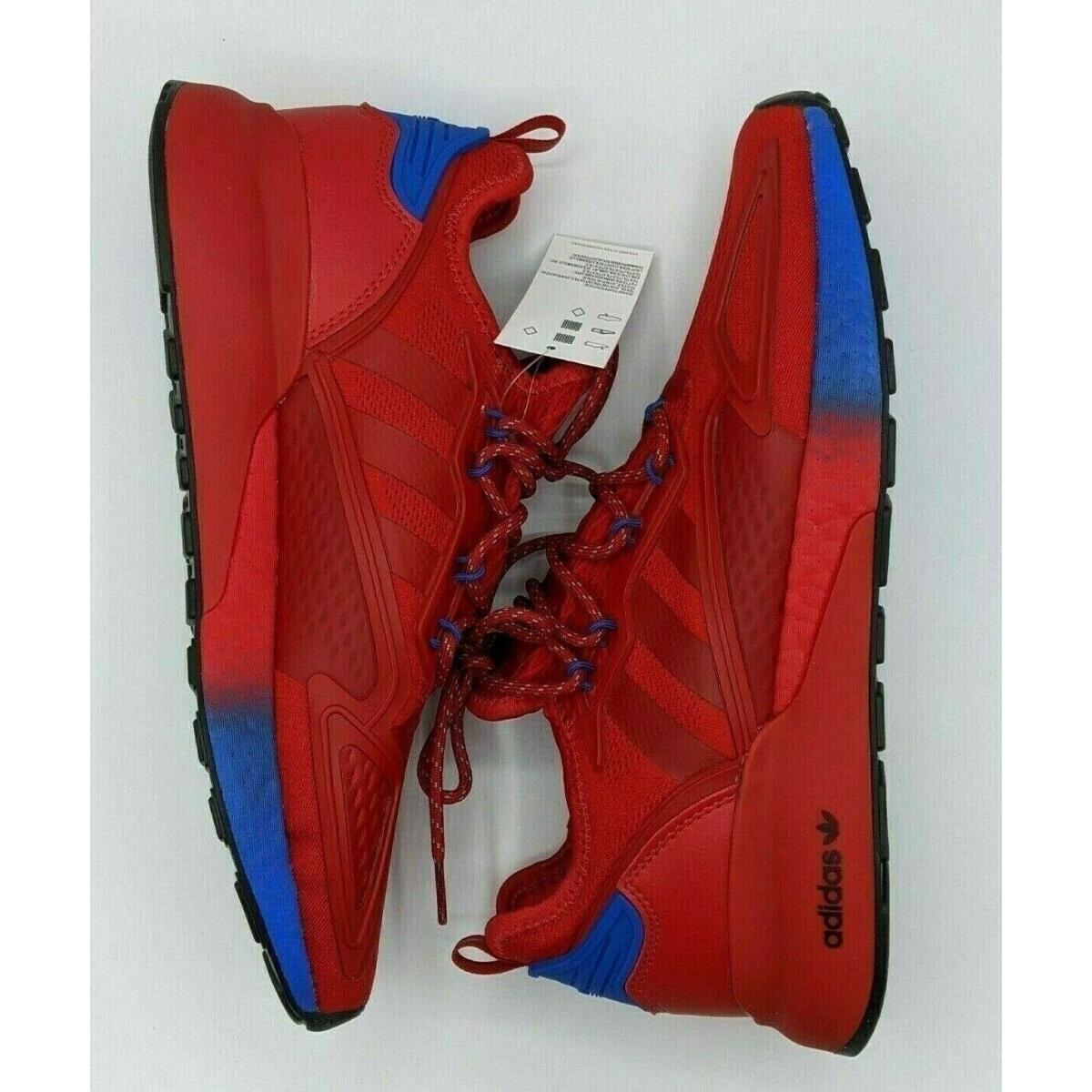 Adidas shoes Originals Boost - Blue, Red 5