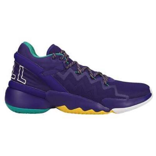 Adidas D.o.n. Issue #2 G55333 D.o.n. Issue 2 Mens Basketball Sneakers Shoes Casual - Purple