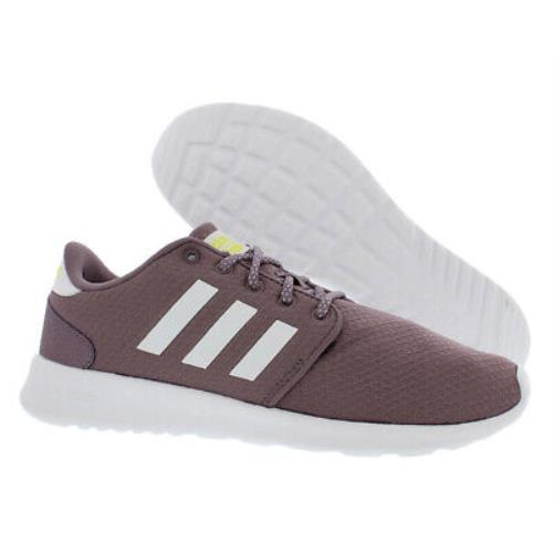 Adidas Qt Racer Womens Shoes Size 7.5 Color: Legacy Purple/white/shock Yellow - Legacy Purple/White/Shock Yellow , Purple Main