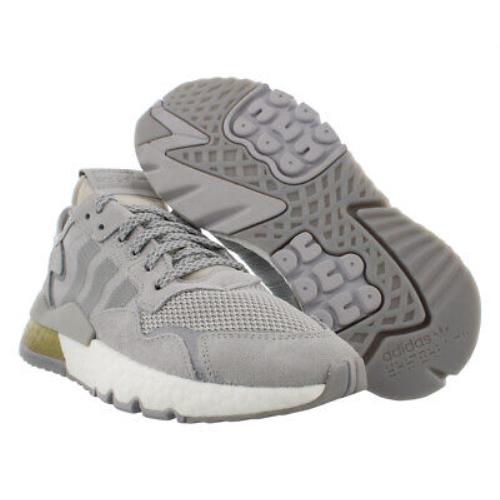 Adidas Originals Nite Jogger Mens Shoes Size 12 Color: Grey/grey/gold Metallic