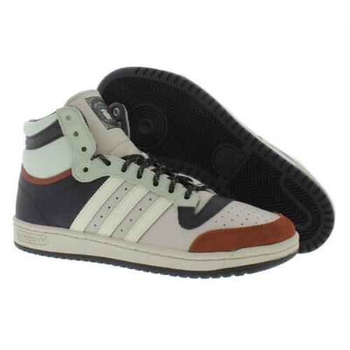 Adidas Originals Top Ten Hi Mens Shoes Size 9.5 Color: Taupe/mint/balck