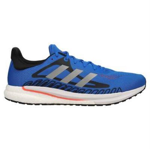 Adidas FY0363 Solar Boost 3 Mens Running Sneakers Shoes - Black Blue - Size