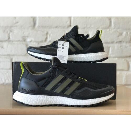 Adidas Ultraboost Cold.rdy Dna Men`s Running Shoe Black White Olive Green G54966