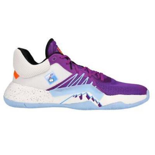 Adidas D.o.n Issue #1 FV7145 D.o.n Issue 1 Mens Basketball Sneakers Shoes Casual - Purple,White