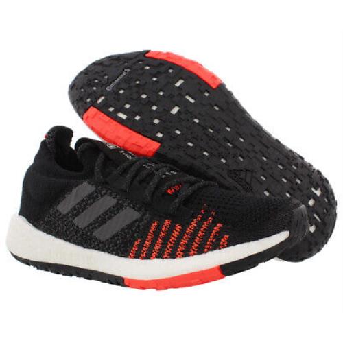 Adidas Pulseboost Hd Boys Shoes Size 4 Color: Black/solar Red - Black/Solar Red , Black Main